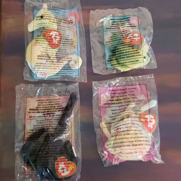 Vintage Complete Set of 18 Sealed McDonalds Teeny Beanie Babies (2000) - Picture 9 of 11